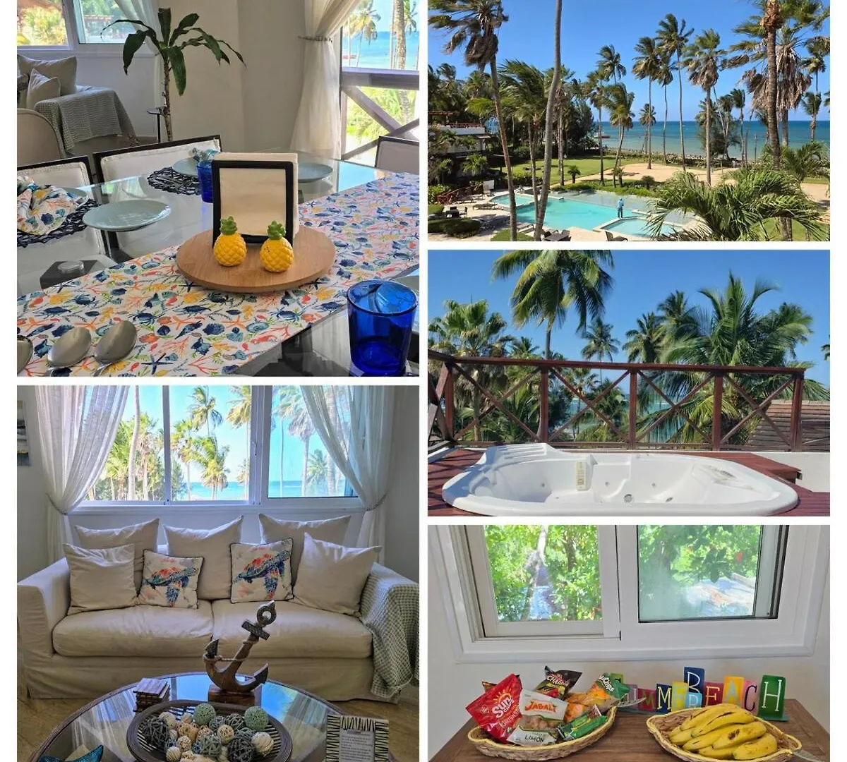 Luxury Penthouse Best Ocean Views Pools Bbq Maid Las Terrenas